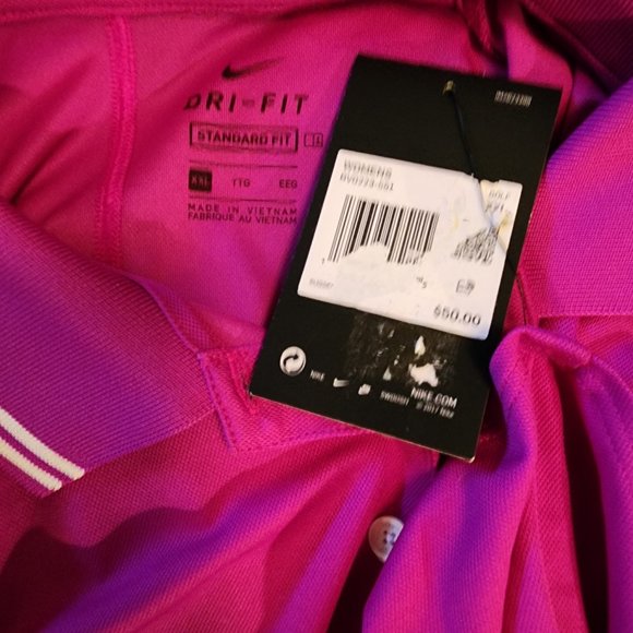 WOMENS NIKE DRI FIT WORKOUT SHIRT - SIZE XXL - NEW WITH TAGS - Picture 3 of 3